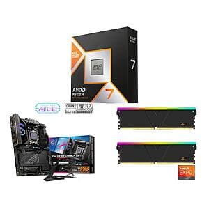 AMD Ryzen 7 9850X3D + MSI X870E CARBON Mobo + 32GB V-COLOR DDR5 + Corsair M75 Mouse $900 & More + Free Shipping
