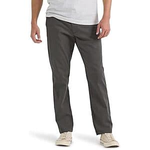 Lee Men's Extreme Motion Flat Front Relaxed Taper Pant from $19.10