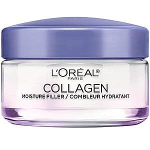1.7-Oz L'Oreal Paris Collagen Moisture Filler Face Moisturizer $5 w/ Subscribe & Save