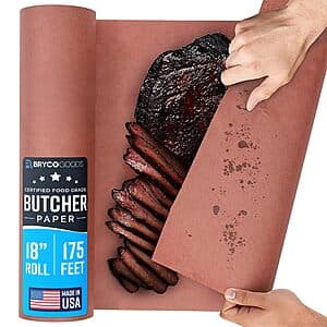 18"x175' Bryco Goods Pink Butcher Paper Roll for BBQ Grilling Smoking Meat $10.60 w/ S&S