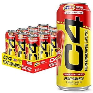 12-Pack 16-Oz Cellucor C4 Sugar Free Energy Drink (Cherry) $13 w/ Subscribe & Save