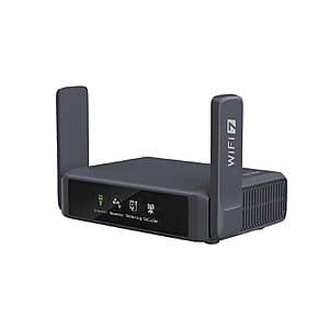 GL.iNet GL-BE3600 (Slate 7) Pocket-Sized Wi-Fi 7 Portable Travel Router $121 + Free Shipping