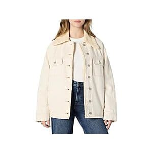 Amazon Essentials Women's Oversized Fit Faux Shearling Lined Denim Jacket (3 colors) from $13 + Free Shipping w/ Prime