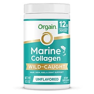 Select Accts: 8.5-Oz Orgain Type I & III Marine Collagen Peptides Powder (Unflavored) $12.20 w/ S&S