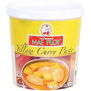 14-Oz Mae Ploy Thai Yellow Curry Paste Tub $3.70 w/ S&S