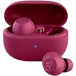 JLab Go Pop ANC True Wireless Earbuds & Charging Case (Fuchsia) $14.80
