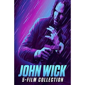 John Wick: 5-Film Collection (4K UHD Digital Films) $25