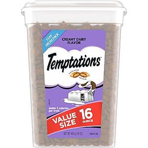 Prime Members: Save on 1st Order of Temptations Cat Treats: 30-oz $10.70, 16-oz $6.05 w/ Subscribe & Save