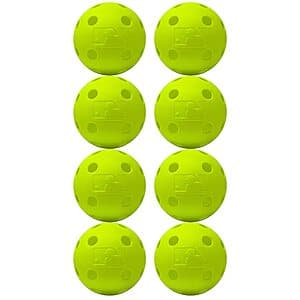 8-Pack Franklin Sports Indestruct-A-Ball Batting Practice Plastic Balls (Yellow) $4.90
