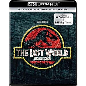 The Lost World: Jurassic Park (4K Ultra HD + Blu-ray + Digital) $15