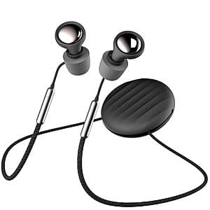 Selouj Anti-Loss Reusable Earplugs w/ Cord & 7 Pair Eartips $8.75