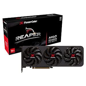 PowerColor Reaper AMD Radeon RX 9070 Graphics Card $520 + Free Shipping