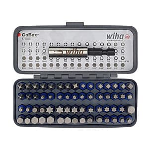 61-Pc 1" Wiha GoBox TerminatorBlue Impact Bit Set $20 + Free S&H on $199+