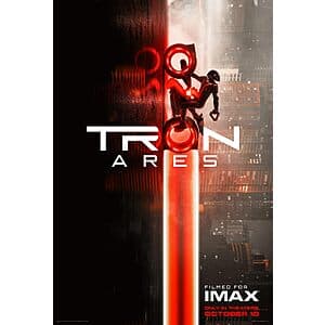 Tron: Ares (2025) IMAX Movie Ticket $7 Off (Showtime/IMAX Location May Vary)