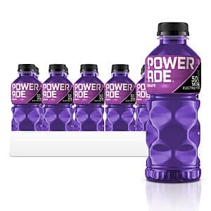 24-Pack 20-Oz Powerade Sports Drink (Grape) $12.10 w/ Subscribe & Save