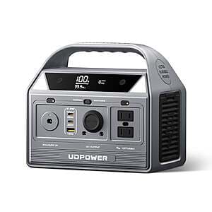 UDPOWER C400 256Wh 400W LiFePO4 Power Station $105 + Free S&H