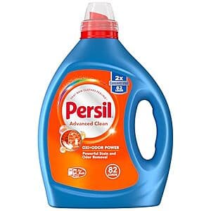 82.5-Oz Persil Advanced Clean Oxi+Odor Power Liquid Laundry Detergent (82 Loads) $12.55 w/ Subscribe & Save