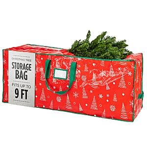 9' Christmas Tree Waterproof Storage Bag (Red Pattern) $8