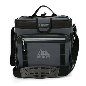 Arctic Zone PRO 16-can zipperless cooler in durable exterior material, holding capacity for 16 beverage cans.