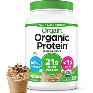 Select Accts: 2.03-Lb Orgain Organic Vegan Protein Powder (Iced Coffee) $17.70 w/ S&S & More