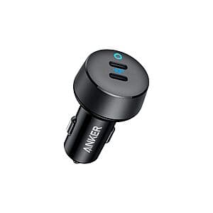 Anker 40W 2-Port PowerIQ 3.0 USB-C Car Charger $13.60