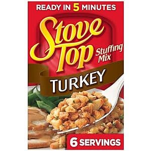 6oz Stove Top Turkey Stuffing Mix $0.85 w/ Subscribe & Save
