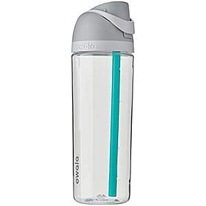 25-Oz Owala FreeSip Clear Tritan Plastic Water Bottle (Shy Marshmallow) $14.30