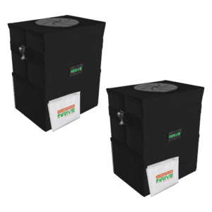 2-Pack Drive Auto Collapsible Car Trash Cans + 40 Bags $10 + Free Shipping