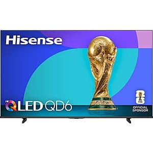 75" Hisense QD6 Hi-QLED 4K UHD Fire TV + 32" Hisense 720P Roku TV $400 + Free Shipping