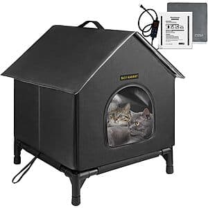 Rest-Eazzzy Waterproof Heated Cat House: Small $18.85 or Medium $23.25 + Free Shipping