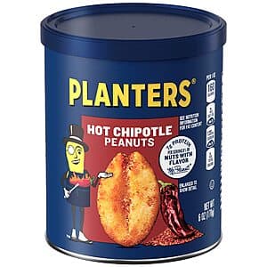 8-Pack of 6-Oz. Planters Chipotle Peanuts $8.55 w/ Subscribe & Save