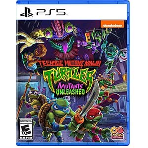 Select Walmart Stores: Teenage Mutant Ninja Turtles: Mutants Unleashed (PS5) $10 + Free Store Pickup