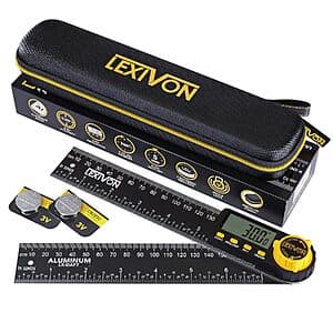 LEXIVON Digital Angle Finder Gauges: 5" (LX-DAF5) $17, 7" (LX-DAF7) $19.70 & More