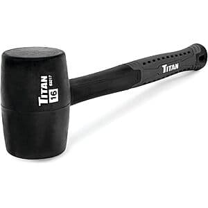 16-Oz Titan Rubber Mallet $7.40