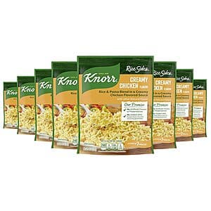 8-Pack 5.7-Oz Knorr Rice Sides (Creamy Chicken) $4.60 w/ Subscribe & Save