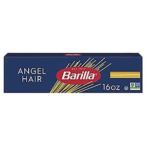 16oz Barilla Angel Hair Pasta $0.80