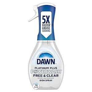 16-Oz Dawn Powerwash Free & Clear Light Pear Dish Spray $2.75 w/ Subscribe & Save