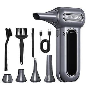 KEPEAK 130000RPM Cordless Electric Air Duster w/ Brushless Motor $23.80 + Free S&H