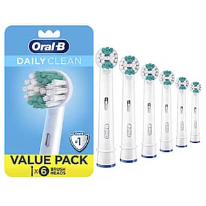 6-Pack Oral-B Electric Toothbrush Replacement Brush Heads Refill 2 for $48.80 + $40 Walgreens Cash + Free Shipping