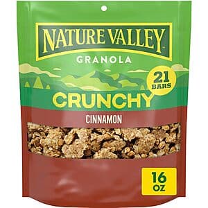 16-Oz Nature Valley Granola Crunch (Cinnamon) 2 for $6.55 w/ S&S