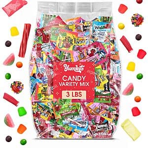 3-Lbs Yumkit Bulk Candy Variety Pack (Skittles, Jolly Rancher, Sour Patch & More) $7.50 w/ S&S