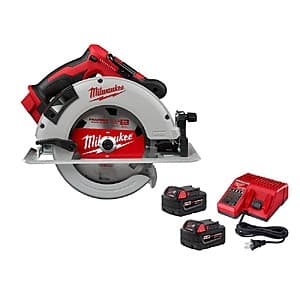 Milwaukee M18 18V Brushless 7-1/4" Circular Saw w/ 2x 5.0 Ah Batteries & Charger $199 + Free S/H