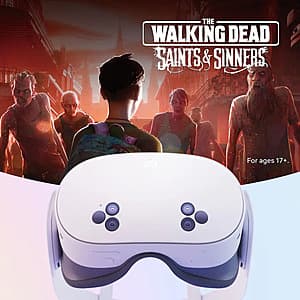 128GB Meta Quest 3S VR Headset Walking Dead: Saints & Sinners Bundle + $75 GC $249 & More + Free Shipping