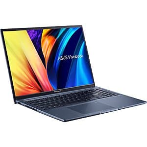 16'' ASUS Vivobook Laptop: AMD Ryzen 7 5800HS,12GB Memory, 512GB SSD (Quiet Blue) $380 + Free Shipping