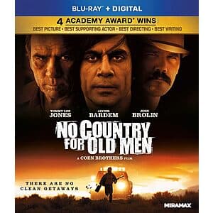 No Country For Old Men (Blu-ray + Digital) $7.50