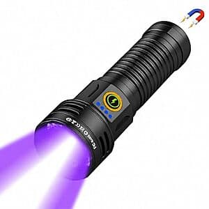 365nm iToncs UV & White Light Dual-Mode Flashlight w/ Magnetic Base $13.50