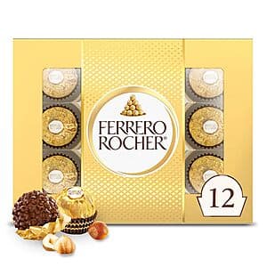 Extra 20% Off Select Chocolates: 5.3-Oz Ferrero Rocher Hazelnut Milk Chocolate $3.20 & More + Free S&H w/ Amazon Prime