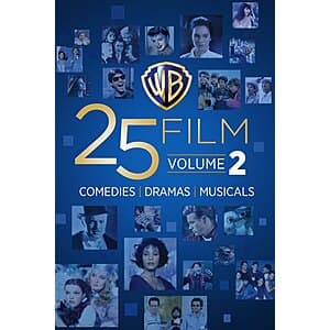Warner Bros. 25-Film Bundle Vol. 2: Comedies, Dramas & Musicals (Digital 4K/HD Movies) $20