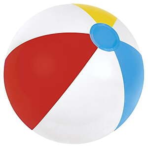 Bluescape 13" Multi-Color Inflatable Pool & Beach Ball: 2-Pack $1.95, Single $0.95 + Free Pickup