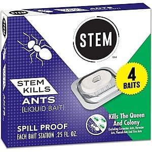 4-Count STEM Ant Bait Liquid Indoor Ant Trap $1.30
